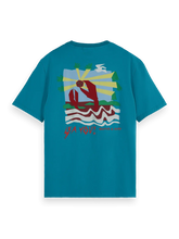 SCOTCH AND SODA Front Back Artwork T-Shirt at Gravity NYC